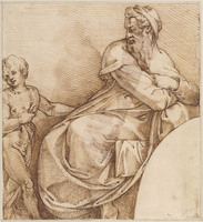 A+ 007
<br/>
Achim en staande jongen (naar Michelangelo)
<br/>
<em>Passerotti, Bartolomeo (1529-1592)</em>